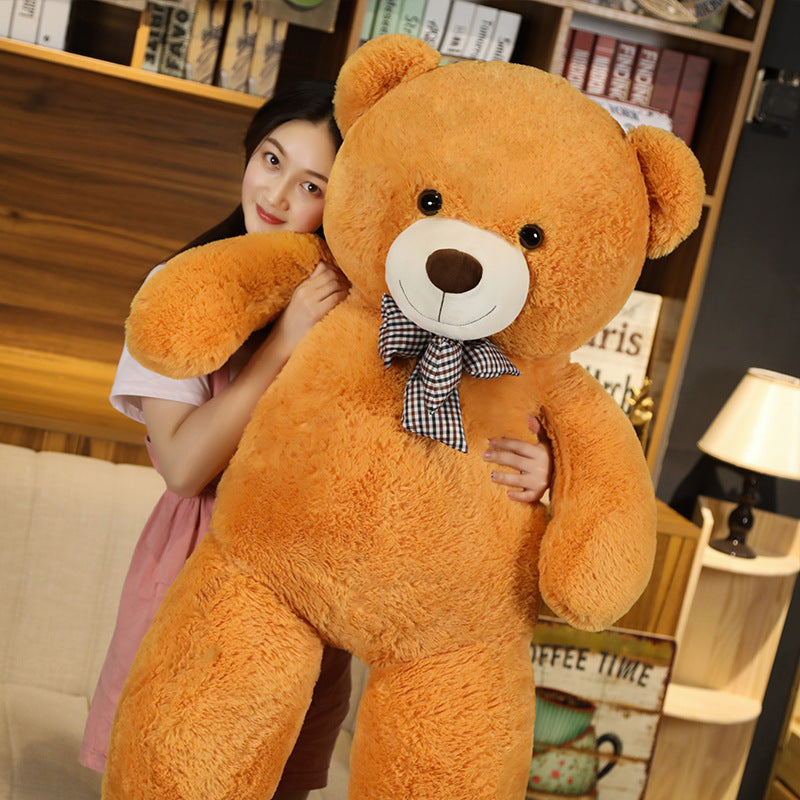 Large Teddy Bear Doll Hug Bow Tie Bear Plush Toy