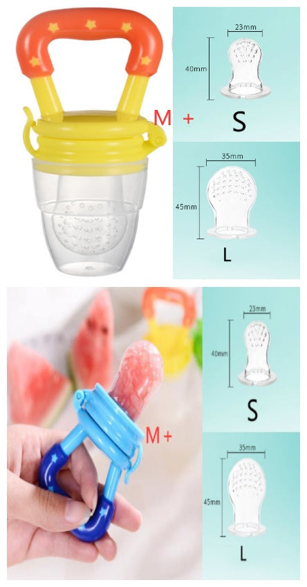 New Baby Silicone Pacifier, Encapsulated To Soothe Complementary Food Feeding Artifact