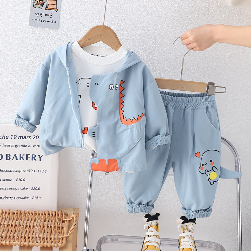 New Boys Spring Clothing Set Three-piece Set