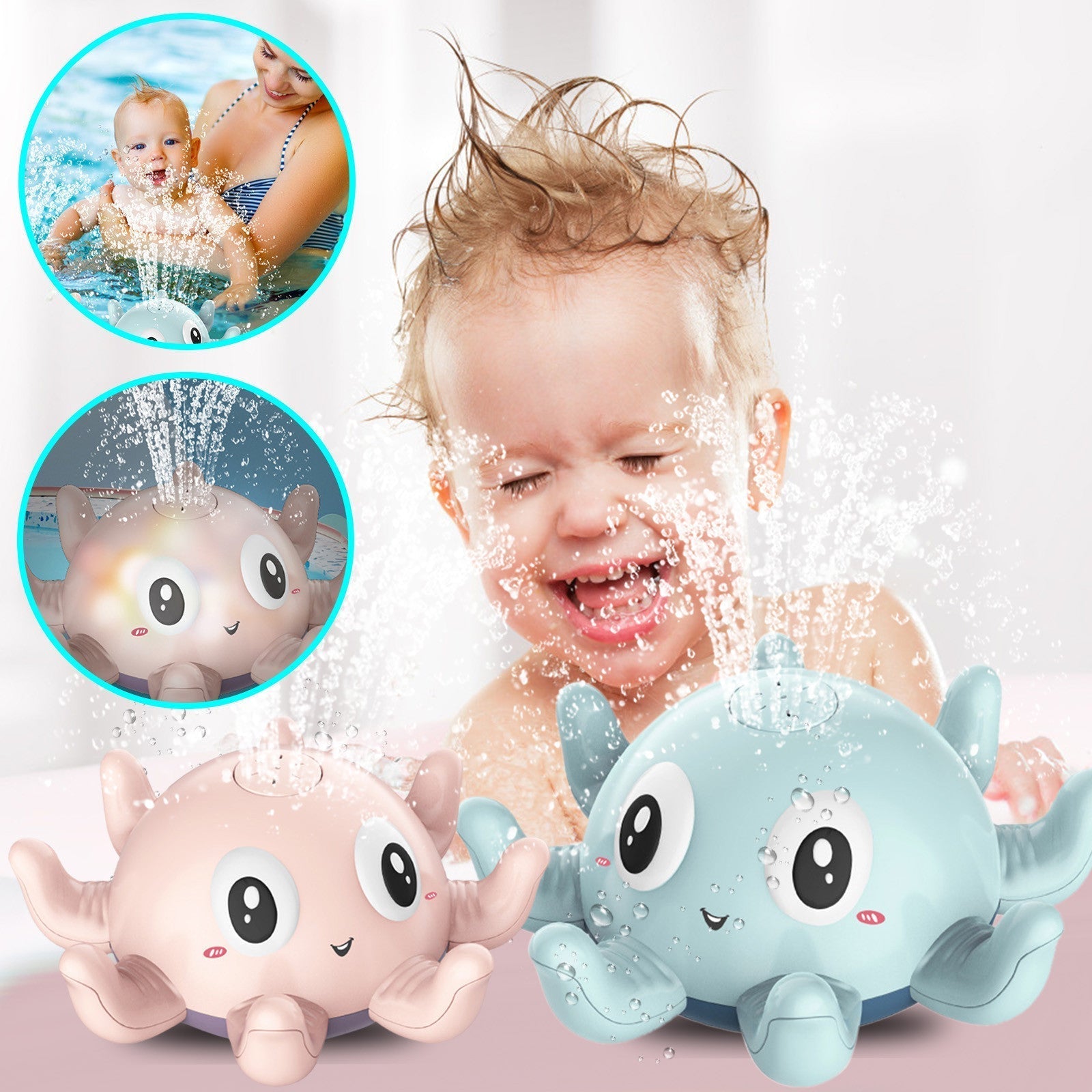 children's bath toys automatic water spray bath